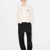 Boke Flower’ Embroidered Cardigan in Wool