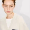 Boke Flower’ Embroidered Cardigan in Wool