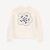 Boke Flower’ Embroidered Cardigan in Wool