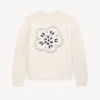 Boke Flower’ Embroidered Cardigan in Wool
