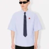 Boke Flower’ Embroidered Casual Shirt