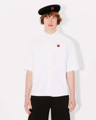 Boke Flower’ Embroidered Casual Shirt