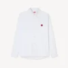 Boke Flower’ Embroidered Casual Shirt in Cotton Oxford Boke Flower’ Embroidered Casual Shirt in Cotton Oxford