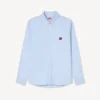 Boke Flower’ Embroidered Casual Shirt in Cotton Oxford Boke Flower’ Embroidered Casual Shirt in Cotton Oxford