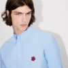 Boke Flower’ Embroidered Casual Shirt in Cotton Oxford Boke Flower’ Embroidered Casual Shirt in Cotton Oxford