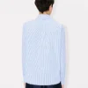 Boke Flower’ Embroidered Casual Shirt in Seersucker Cotton Boke Flower’ Embroidered Casual Shirt in Seersucker Cotton