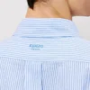 Boke Flower’ Embroidered Casual Shirt in Seersucker Cotton Boke Flower’ Embroidered Casual Shirt in Seersucker Cotton