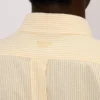 Boke Flower’ Embroidered Casual Shirt in Seersucker Cotton Boke Flower’ Embroidered Casual Shirt in Seersucker Cotton