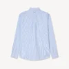 Boke Flower’ Embroidered Casual Shirt in Seersucker Cotton Boke Flower’ Embroidered Casual Shirt in Seersucker Cotton