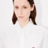 Boke Flower’ Embroidered Fitted Shirt Boke Flower’ Embroidered Fitted Shirt