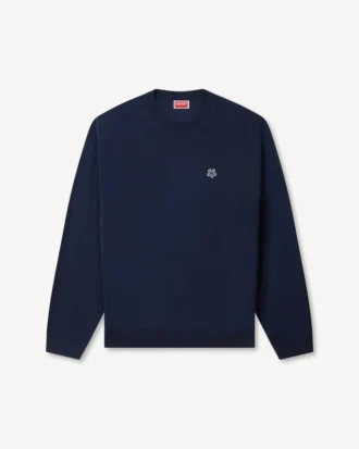 Boke Flower’ Embroidered Jumper in Merino Wool