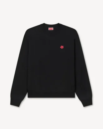 Boke Flower’ Embroidered Jumper in Merino Wool