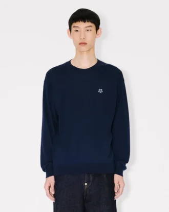 Boke Flower’ Embroidered Jumper in Merino Wool