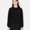 Boke Flower’ Embroidered Jumper in Merino Wool
