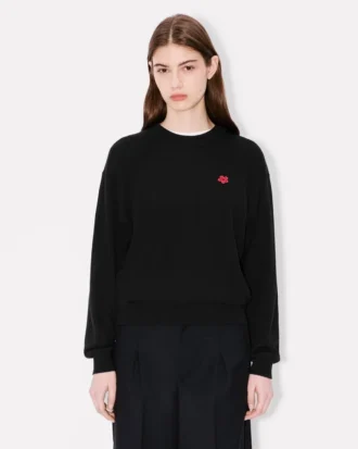 Boke Flower’ Embroidered Jumper in Merino Wool