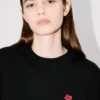 Boke Flower’ Embroidered Jumper in Merino Wool