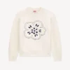 Boke Flower’ Embroidered Jumper in Wool