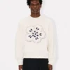 Boke Flower’ Embroidered Jumper in Wool