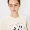 Boke Flower’ Embroidered Jumper in Wool