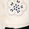 Boke Flower’ Embroidered Jumper in Wool
