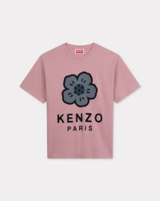 Boke Flower’ Embroidered Oversized T-Shirt in Heavy Cotton