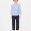 Boke Flower’ Embroidered Shirt in Oxford Cotton Boke Flower’ Embroidered Shirt in Oxford Cotton