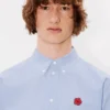 Boke Flower’ Embroidered Shirt in Oxford Cotton Boke Flower’ Embroidered Shirt in Oxford Cotton