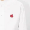 Boke Flower’ Embroidered Shirt in Oxford Cotton Boke Flower’ Embroidered Shirt in Oxford Cotton