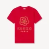 Boke Flower’ Embroidered Slim T-Shirt in Cotton Boke Flower’ Embroidered Slim T-Shirt in Cotton