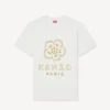 Boke Flower’ Embroidered Slim T-Shirt in Cotton Boke Flower’ Embroidered Slim T-Shirt in Cotton