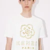 Boke Flower’ Embroidered Slim T-Shirt in Cotton Boke Flower’ Embroidered Slim T-Shirt in Cotton