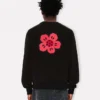 Boke Flower’ Embroidered Sweatshirt in Cotton Boke Flower’ Embroidered Sweatshirt in Cotton