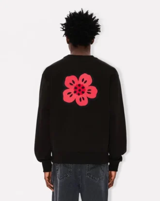 Boke Flower’ Embroidered Sweatshirt in Cotton