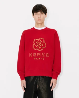 Boke Flower’ Embroidered Sweatshirt in Cotton