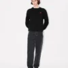 Boke Flower’ Embroidered Sweatshirt in Cotton Boke Flower’ Embroidered Sweatshirt in Cotton