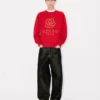 Boke Flower’ Embroidered Sweatshirt in Cotton Boke Flower’ Embroidered Sweatshirt in Cotton