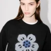 Boke Flower’ Embroidered Sweatshirt in Cotton Boke Flower’ Embroidered Sweatshirt in Cotton
