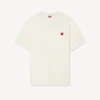 Boke Flower’ Embroidered T-Shirt in Cotton Boke Flower’ Embroidered T-Shirt in Cotton
