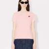 Boke Flower’ Embroidered T-Shirt in Cotton Boke Flower’ Embroidered T-Shirt in Cotton