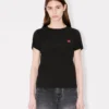 Boke Flower’ Embroidered T-Shirt in Cotton Boke Flower’ Embroidered T-Shirt in Cotton