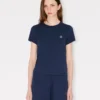 Boke Flower’ Embroidered T-Shirt in Cotton Boke Flower’ Embroidered T-Shirt in Cotton