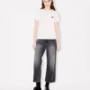Boke Flower’ Embroidered T-Shirt in Cotton Boke Flower’ Embroidered T-Shirt in Cotton