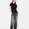 Boke Flower’ Embroidered T-Shirt in Cotton Boke Flower’ Embroidered T-Shirt in Cotton