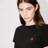 Boke Flower’ Embroidered T-Shirt in Cotton Boke Flower’ Embroidered T-Shirt in Cotton