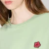 Boke Flower’ Embroidered T-Shirt in Cotton Boke Flower’ Embroidered T-Shirt in Cotton
