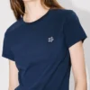Boke Flower’ Embroidered T-Shirt in Cotton Boke Flower’ Embroidered T-Shirt in Cotton