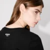Boke Flower’ Embroidered T-Shirt in Cotton Boke Flower’ Embroidered T-Shirt in Cotton