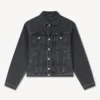 Boke Flower’ Embroidered Trucker Jacket in Japanese Denim Boke Flower’ Embroidered Trucker Jacket in Japanese Denim