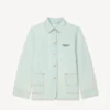 Boke Flower’ Embroidered Workwear Jacket in Japanese Denim Boke Flower’ Embroidered Workwear Jacket in Japanese Denim