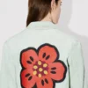 Boke Flower’ Embroidered Workwear Jacket in Japanese Denim Boke Flower’ Embroidered Workwear Jacket in Japanese Denim